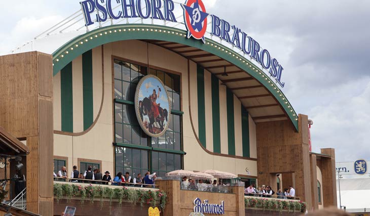 Die Fassade der neuen Bräurosl  (Rendering: Wildsfeuer Architekturbüro)